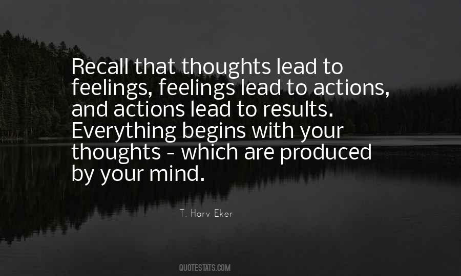 Quotes About Actions And Thoughts #806166