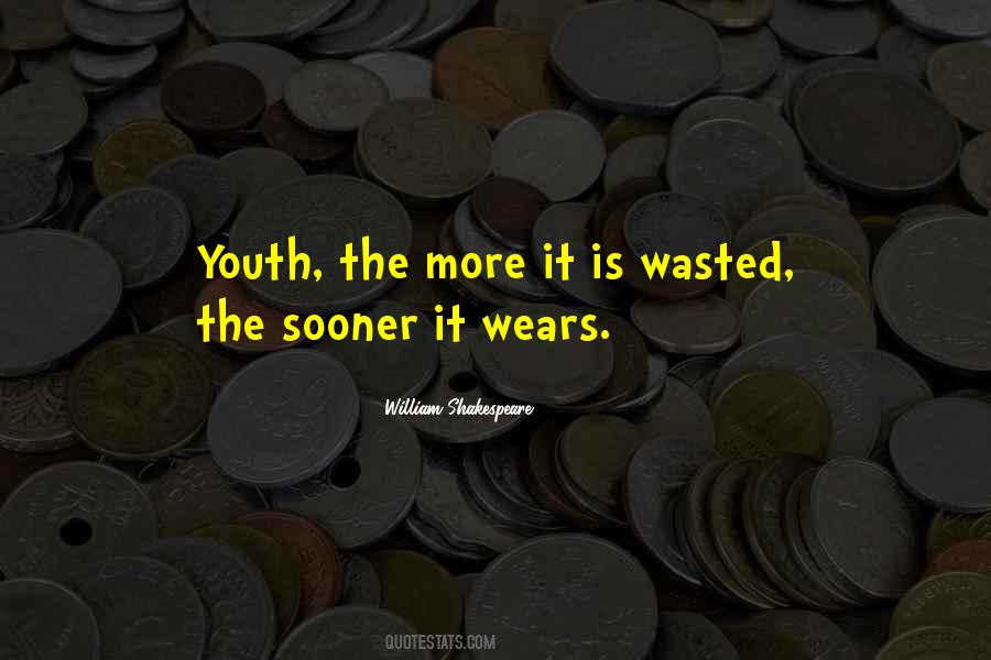 Quotes About Wasted Youth #1255105