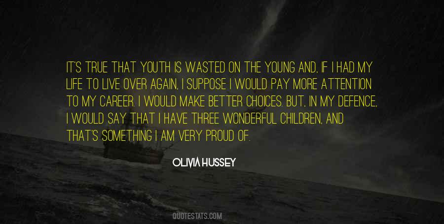 Quotes About Wasted Youth #1527389