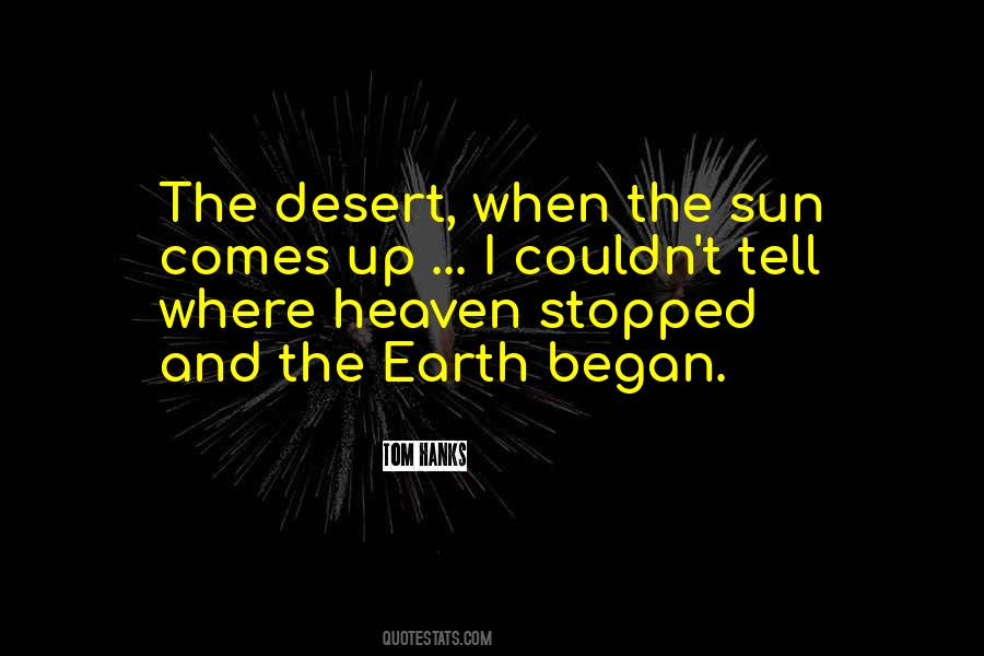 Desert Sun Quotes #1253550