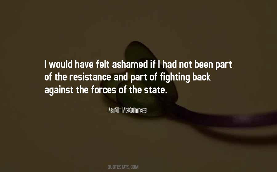 Quotes About Not Fighting Back #473763