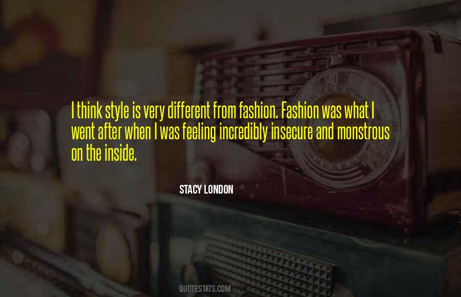 Quotes About London Fashion #1477867