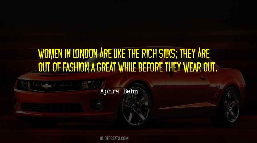 Quotes About London Fashion #276823