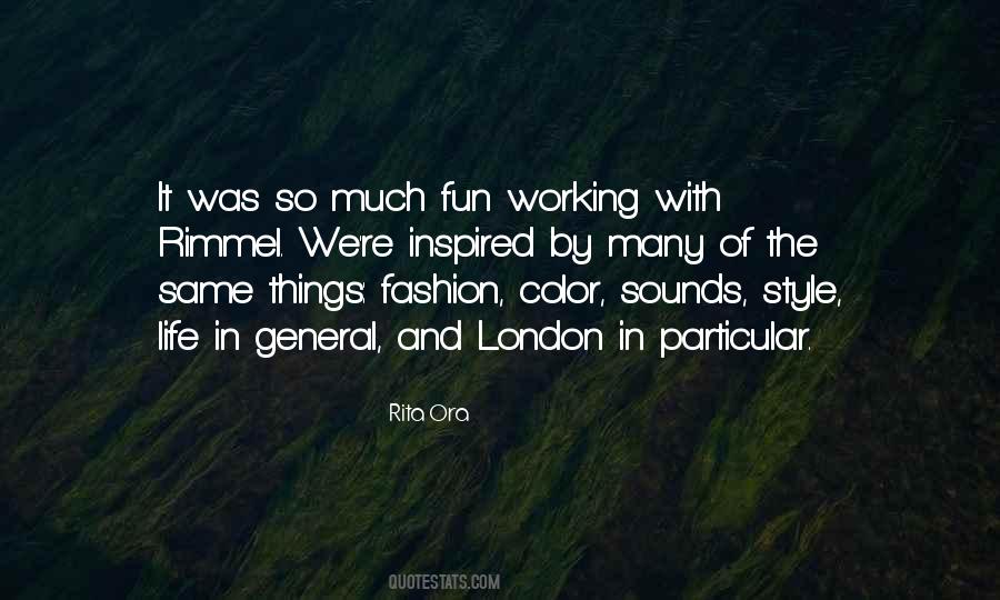 Quotes About London Fashion #968450