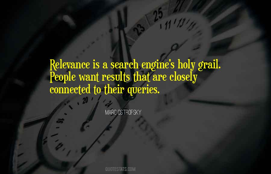 Quotes About Relevance #1246606