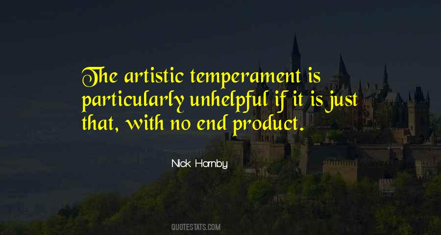 Quotes About Temperament #1208588