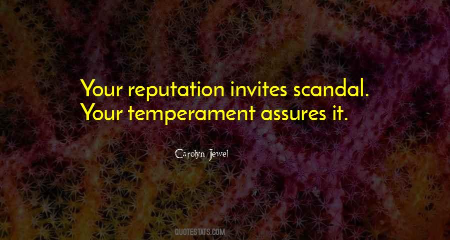 Quotes About Temperament #934730