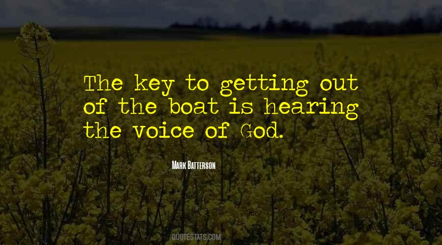 Quotes About Hearing The Voice Of God #1702565