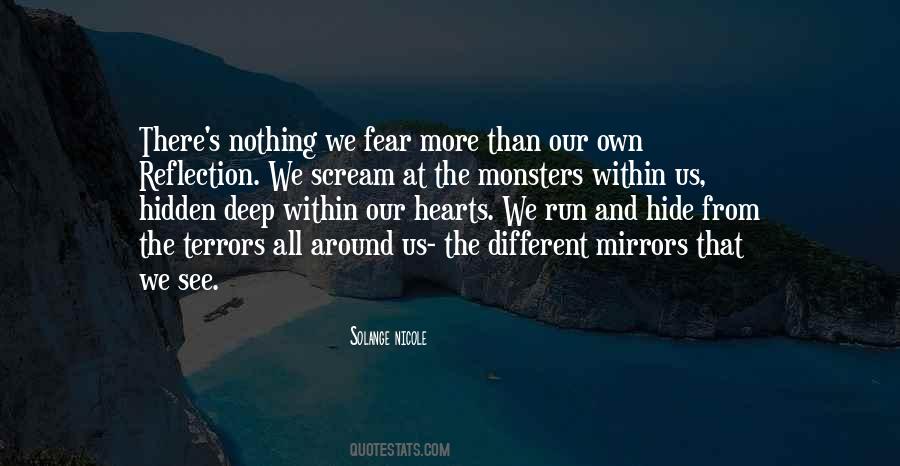Quotes About Monsters Within #101707