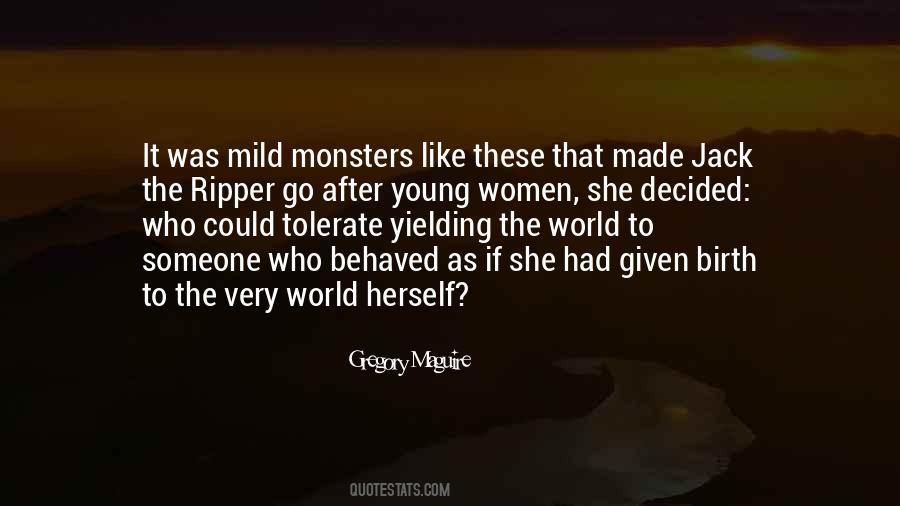 Quotes About Monsters Within #813
