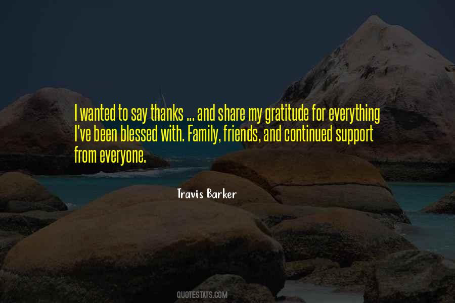 Quotes About Support And Thanks #1719951