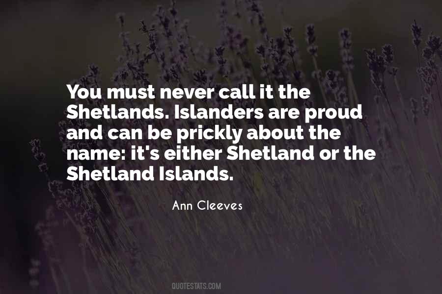 Quotes About Shetland #1810651