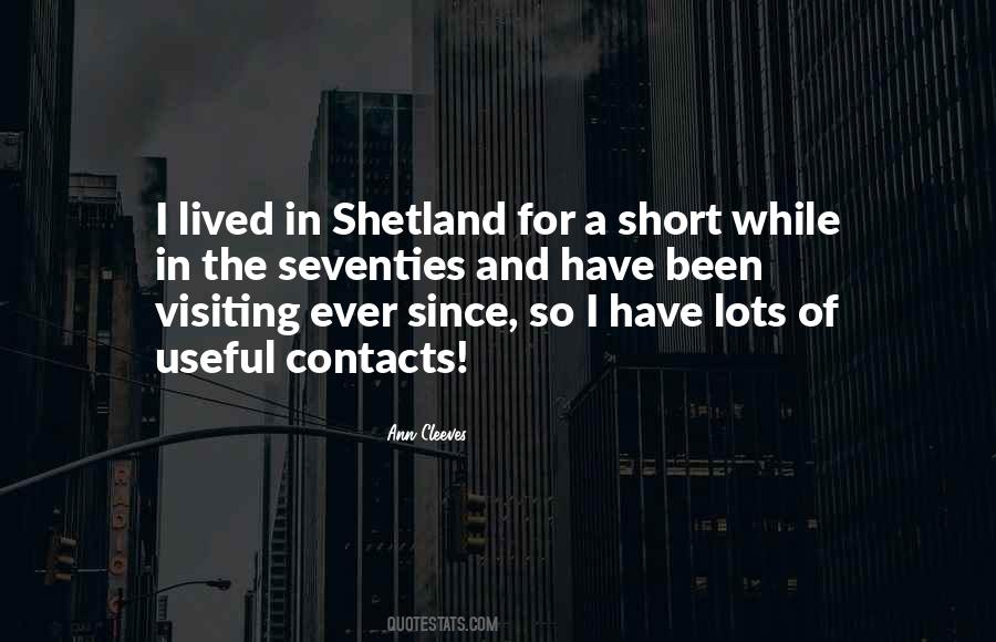 Quotes About Shetland #765185