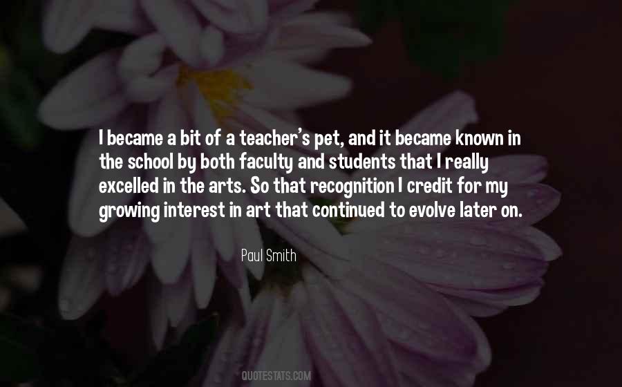 Quotes About Recognition In School #1867180