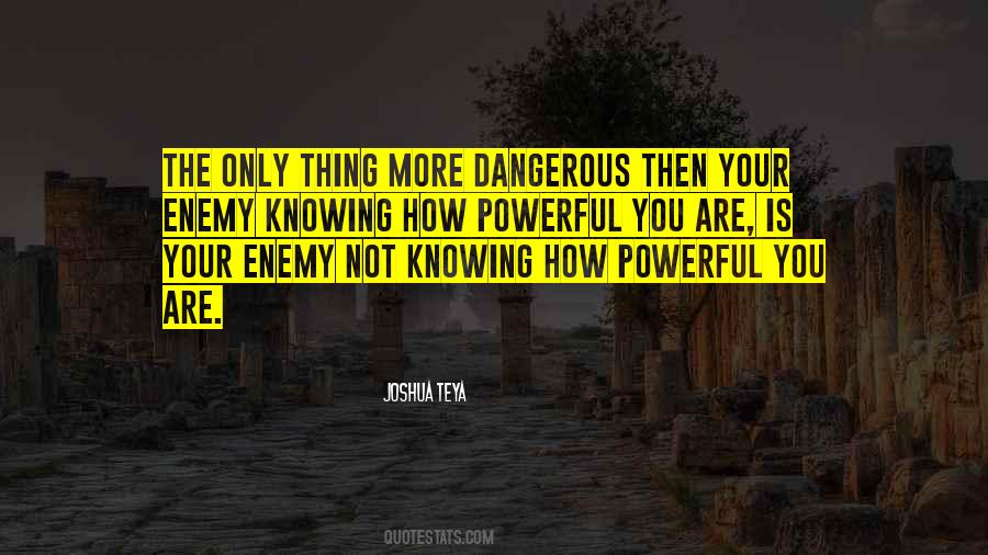 Quotes About Dangerous Power #735874