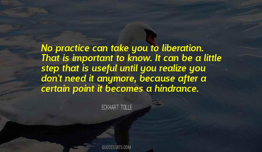 No Hindrance Quotes #1095682