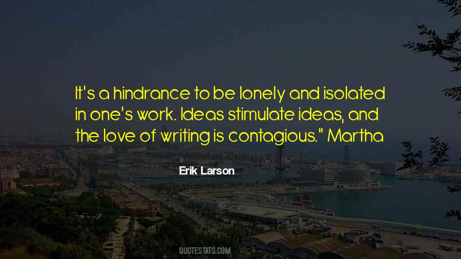 No Hindrance Quotes #111718