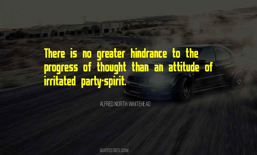 No Hindrance Quotes #1744068