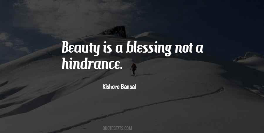 No Hindrance Quotes #8895