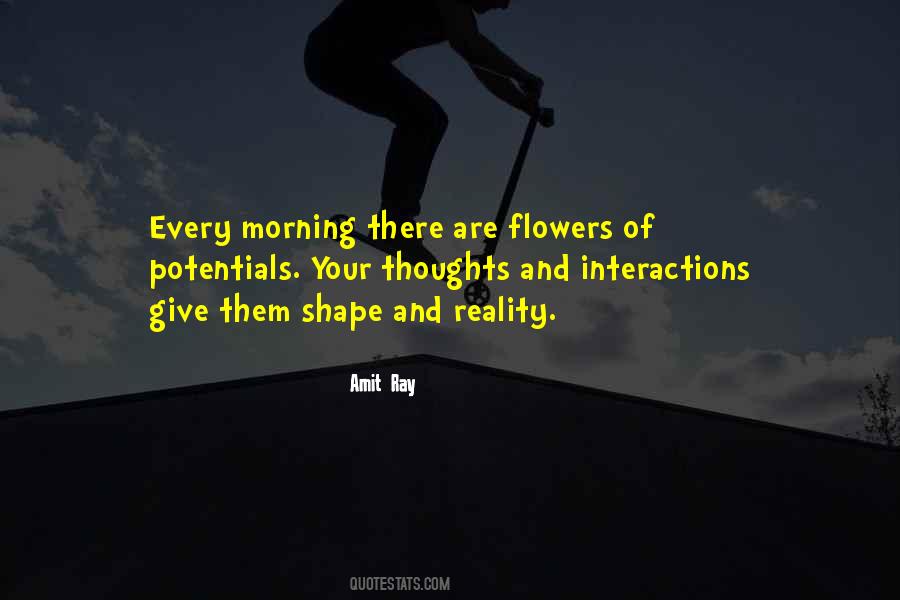 Quotes About Morning Flowers #871603