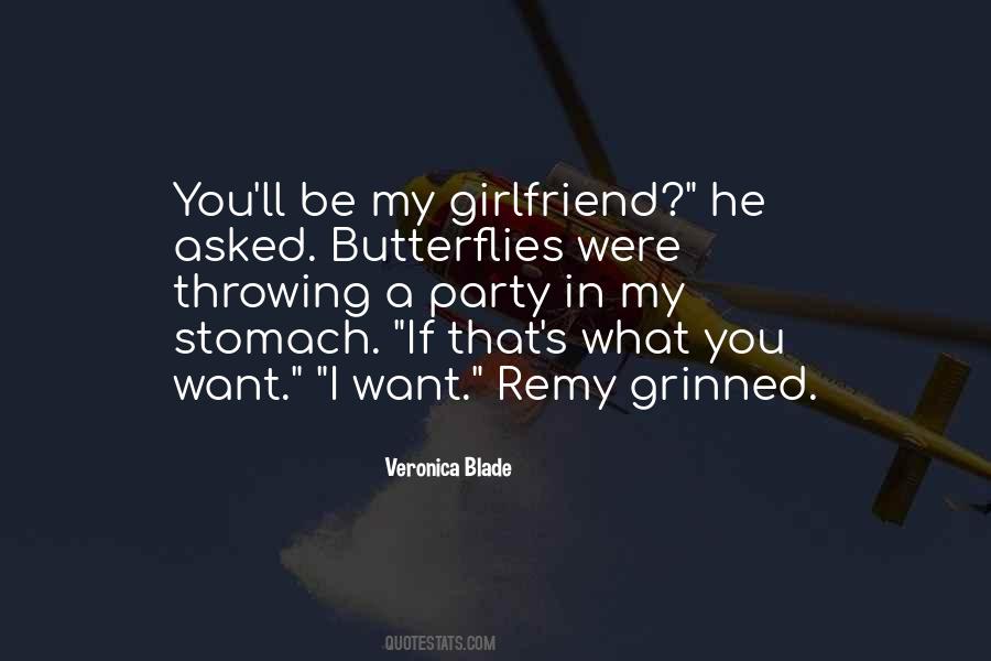Be My Girlfriend Quotes #1121515