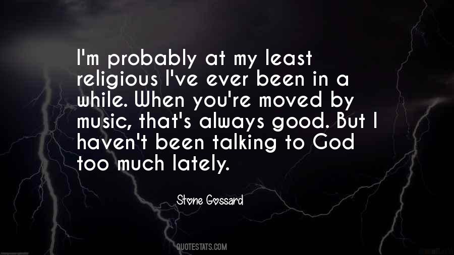 Religious Music Quotes #14483