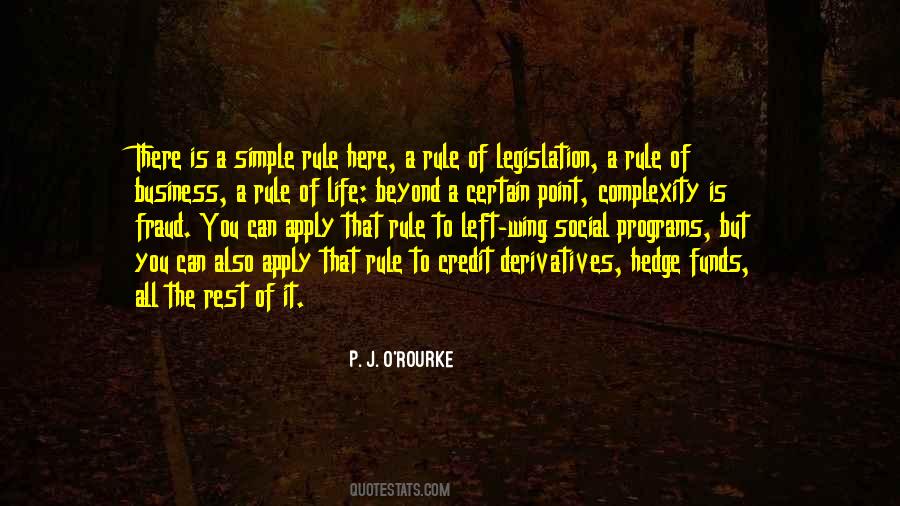 Quotes About Rule Of Life #1123645