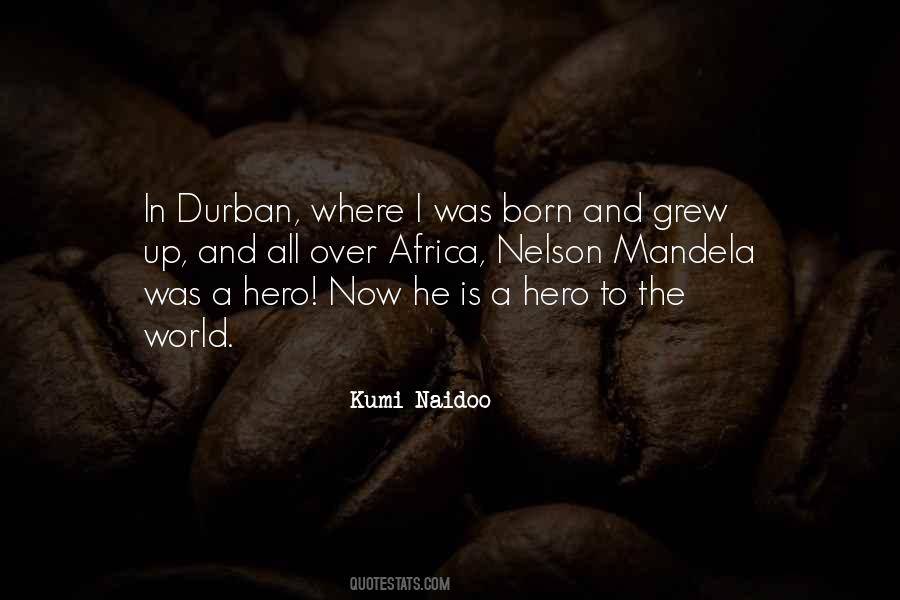 Quotes About Durban #1810996