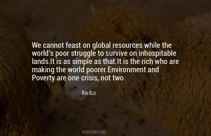 Quotes About Global Poverty #1455231