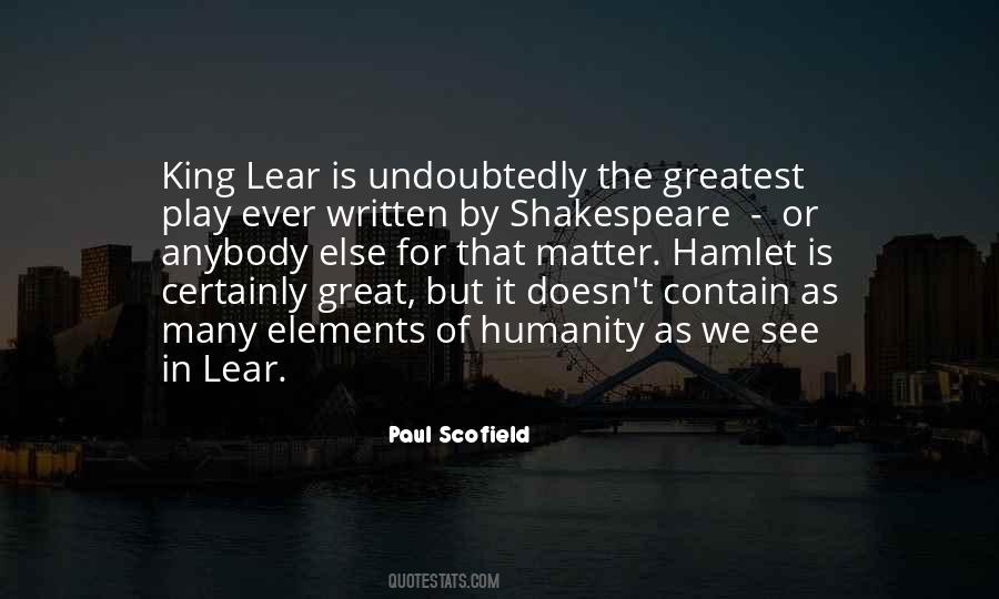 Quotes About King Lear #883173