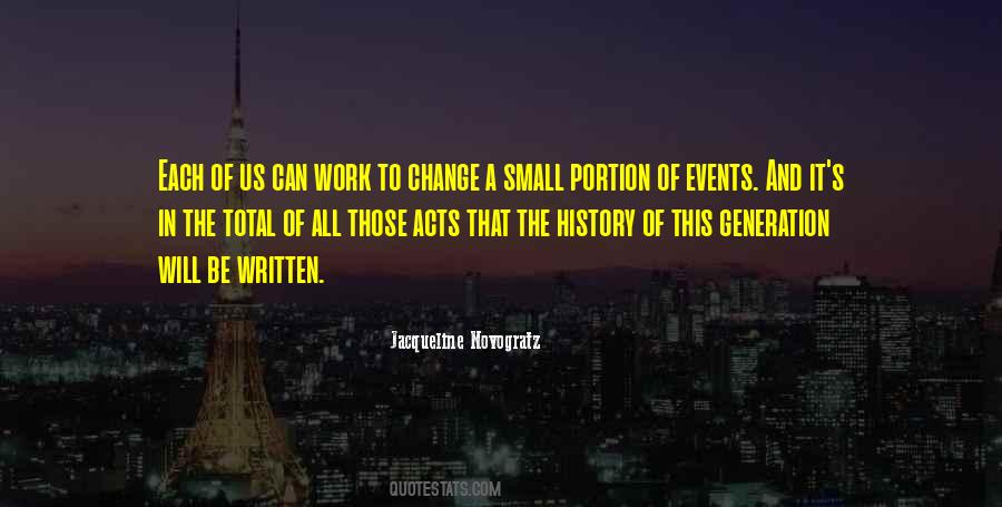 Small Events Quotes #1360534