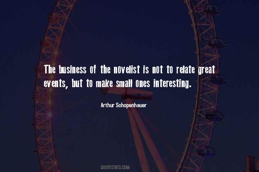 Small Events Quotes #1552095