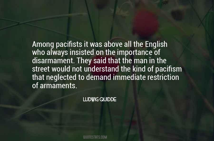 Quotes About Pacifism #1017682