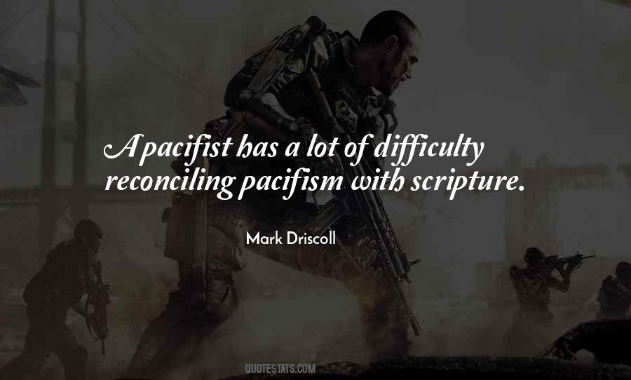 Quotes About Pacifism #1760586