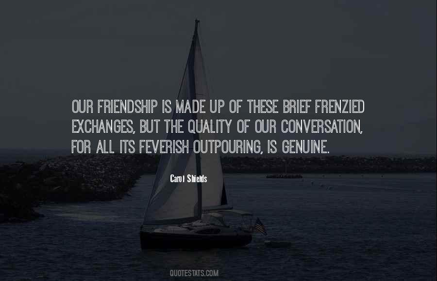 Friendship Genuine Quotes #147523