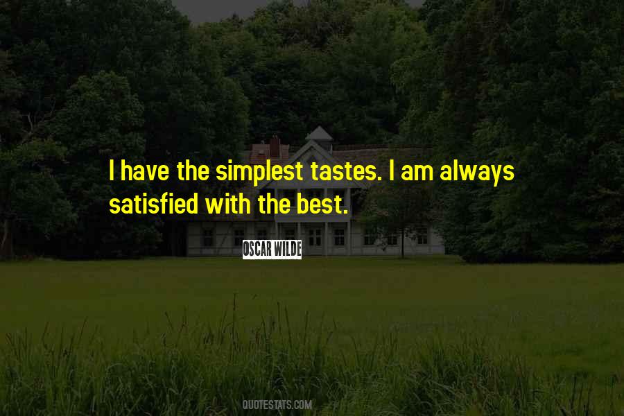 Am Satisfied Quotes #737807