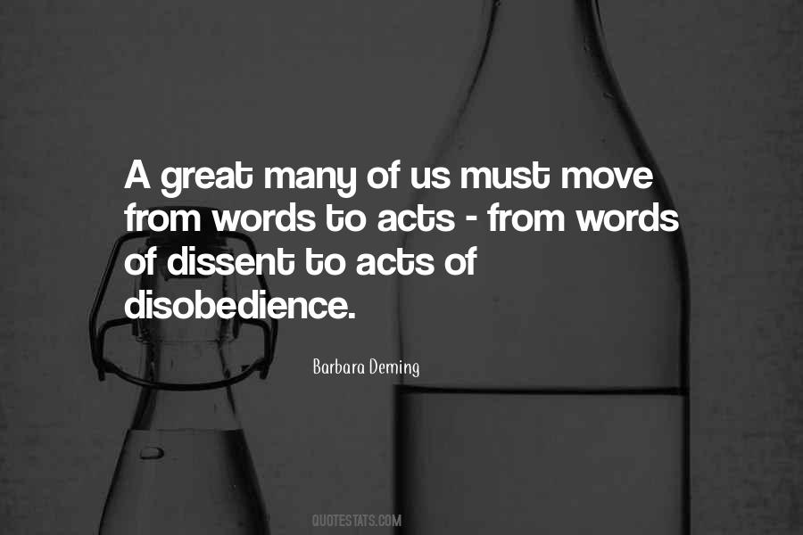 Disobedience And Obedience Quotes #1195249