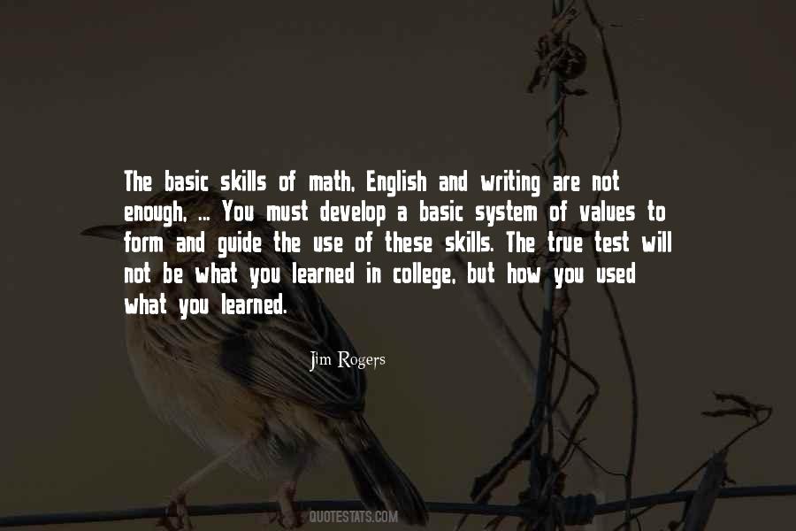 Quotes About Writing Skills #1628636