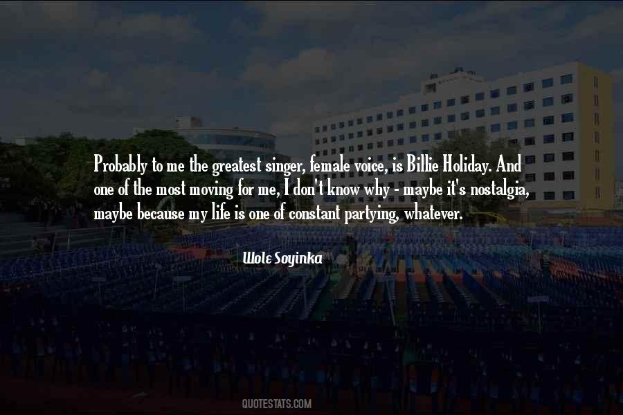 Quotes About A Singer's Voice #1055191
