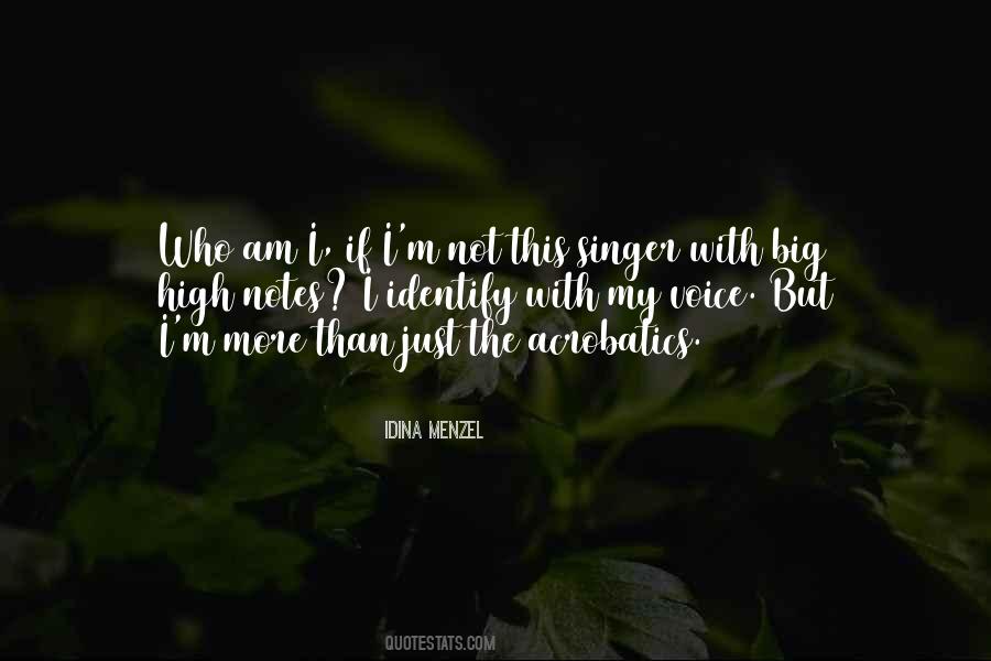 Quotes About A Singer's Voice #1364217