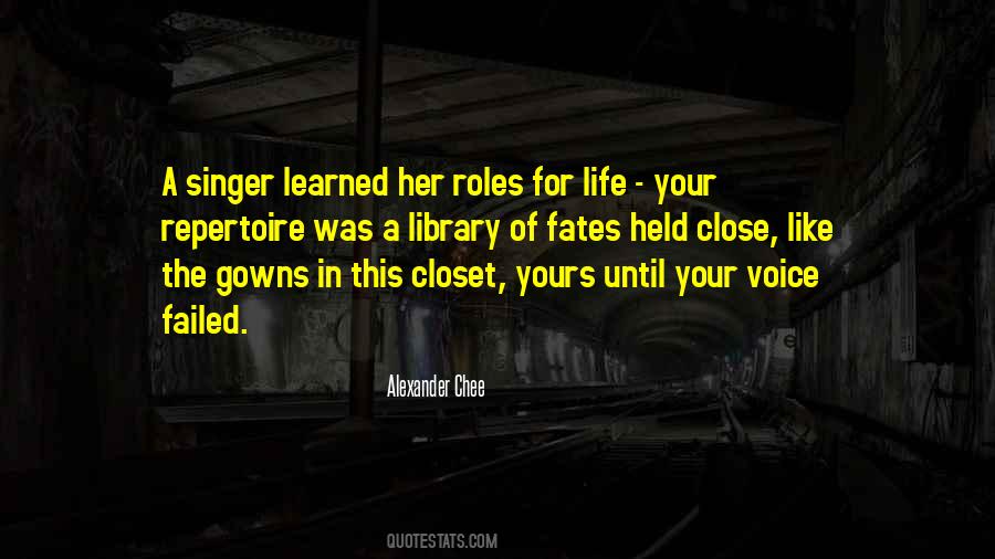 Quotes About A Singer's Voice #142140