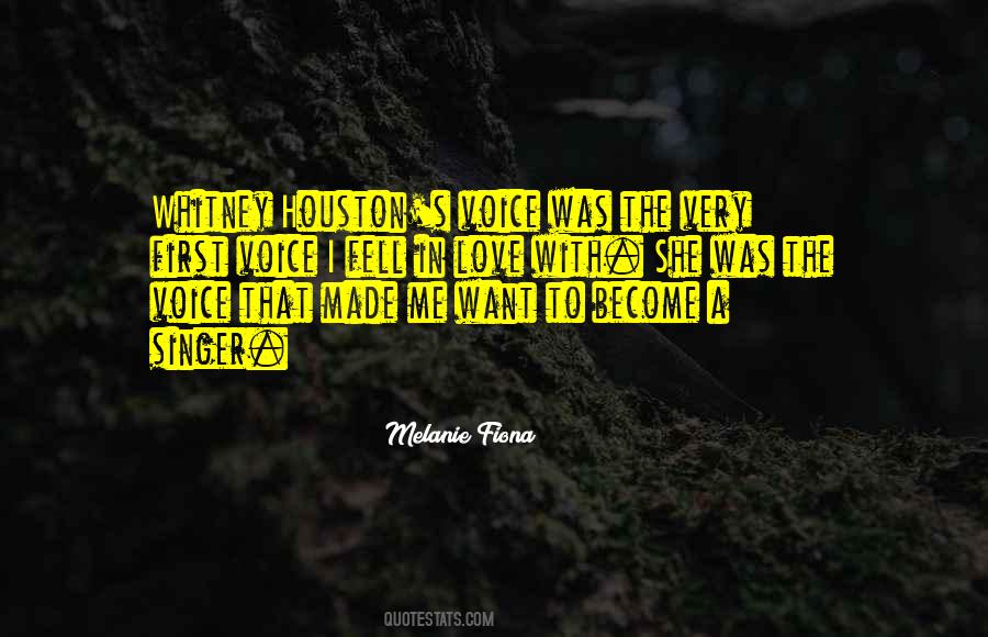 Quotes About A Singer's Voice #791692