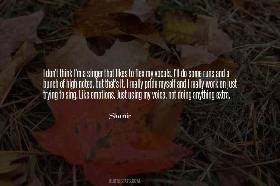 Quotes About A Singer's Voice #810811
