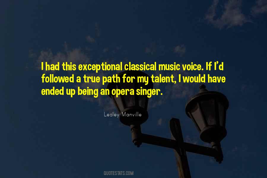 Quotes About A Singer's Voice #852444