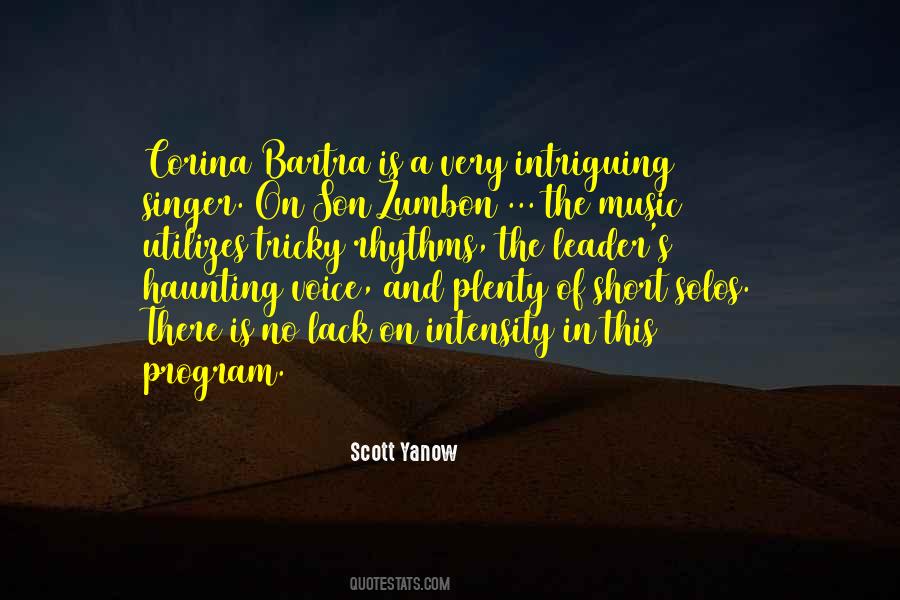 Quotes About A Singer's Voice #9538