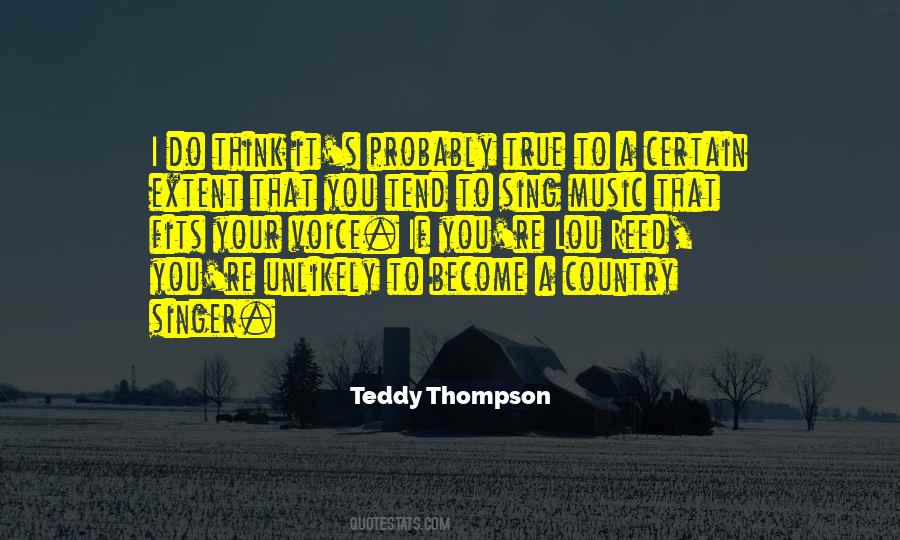 Quotes About A Singer's Voice #982104