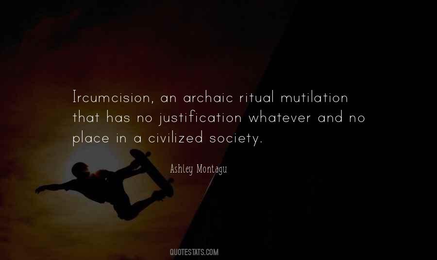 Quotes About Mutilation #1865219