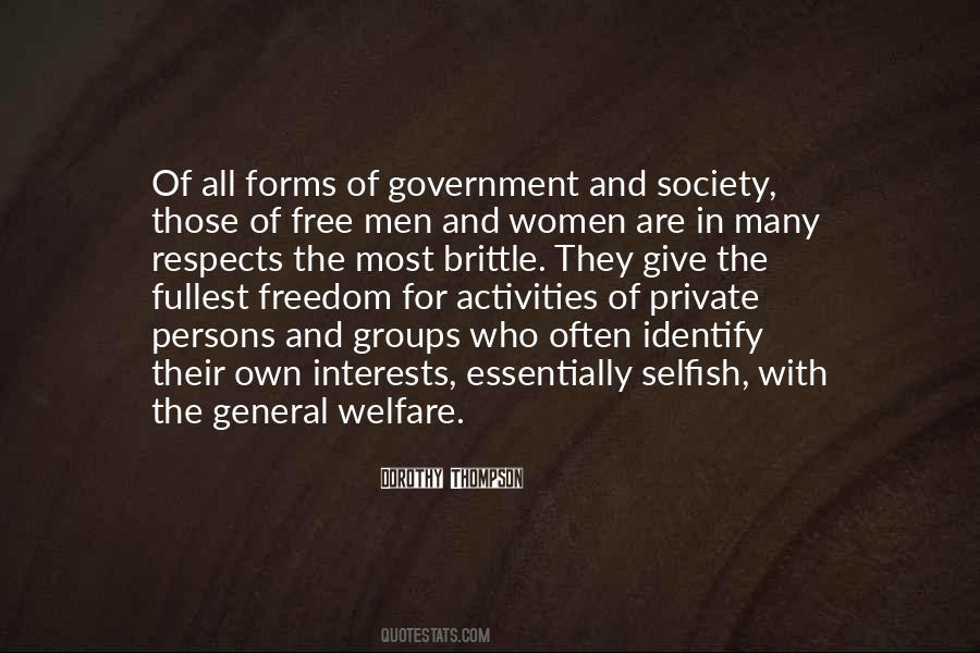 Quotes About General Welfare #395652