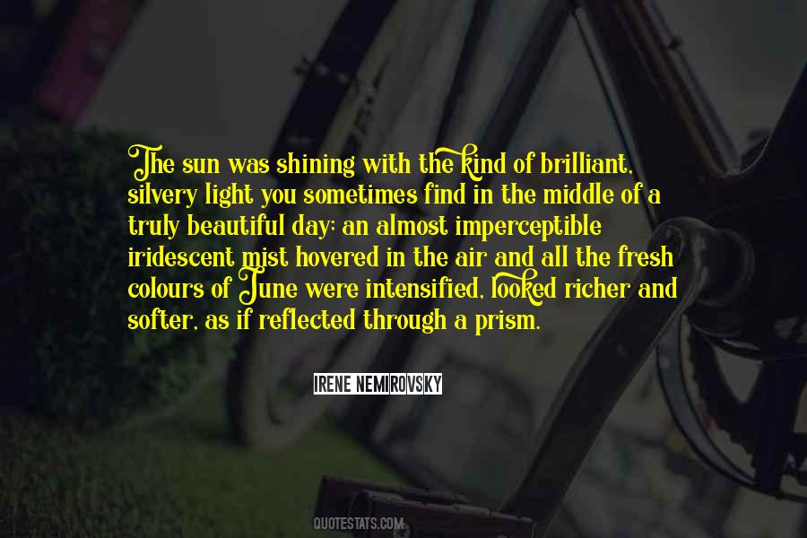 Quotes About The Sun Shining Through #691019