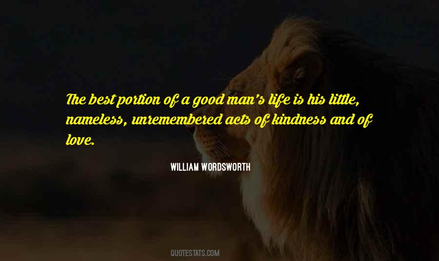 Quotes About A Good Man's Love #1536363